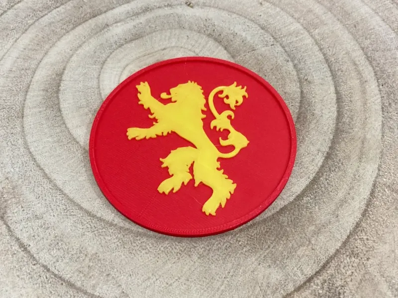 Posavasos de la casa Lannister de Juego de Tronos