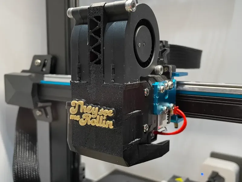 K3D Cooling Duct for Sprite Extruder with an Indicator Hole