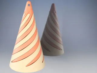 Fidget cono. Para llavero