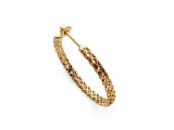 Flower Pattern Ear Hoops-6