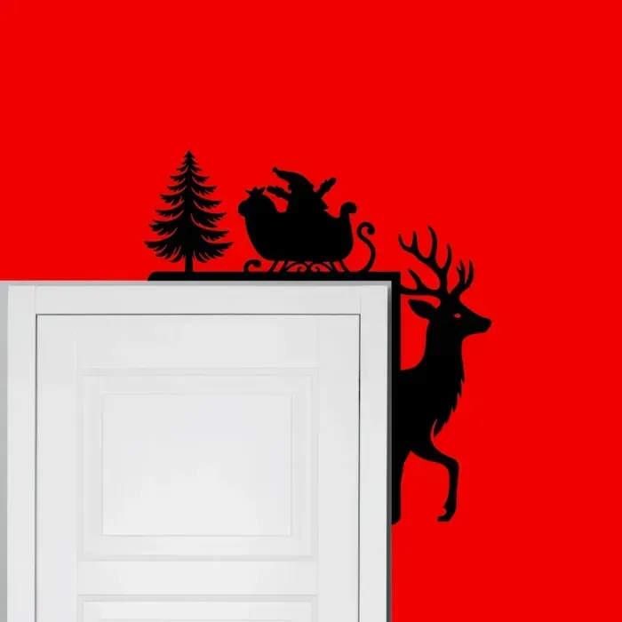Christmas Reindeer Door Corner