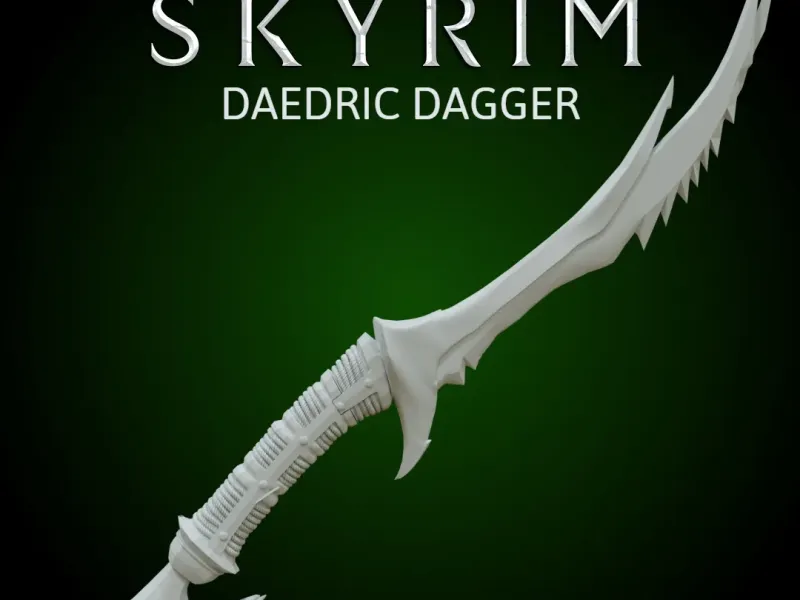 SKYRIM -DAEDRIC DAGGER