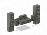 1/24 Systeme cinéma maison / Home theater system-5