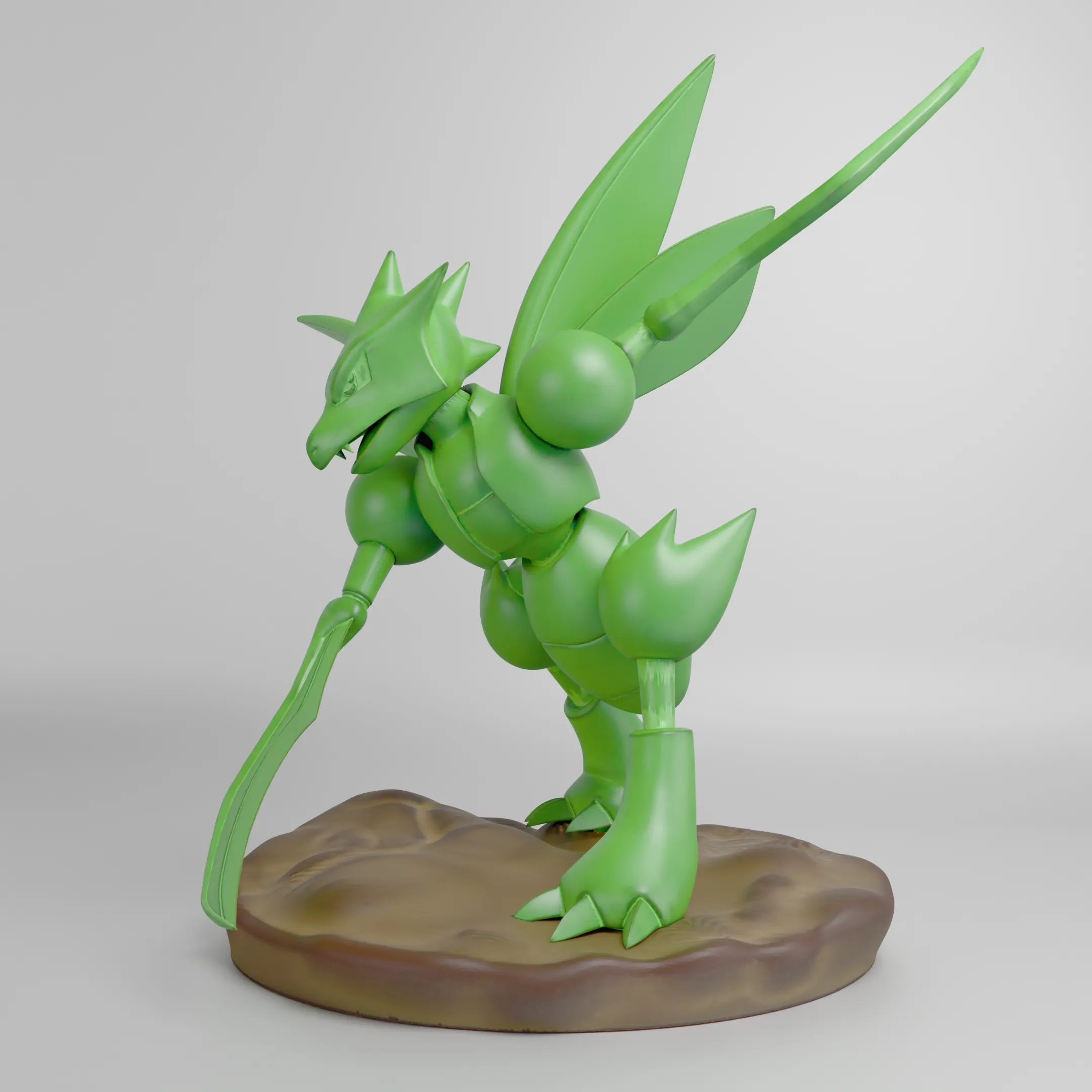 Scyther Pokemon Fan Art Figure