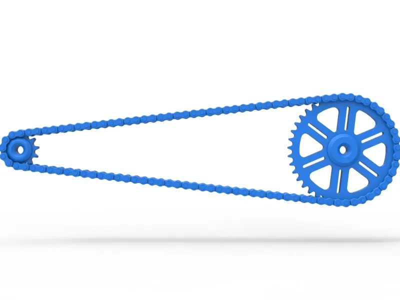Chain drive Version 1 Scale 1:25