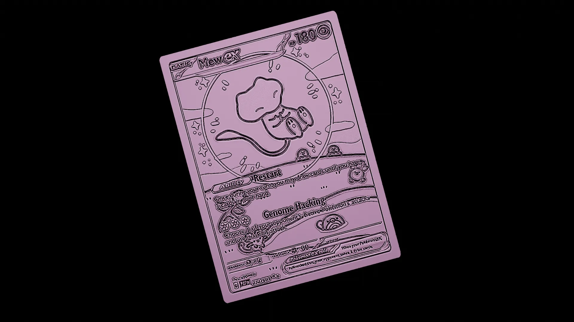 Bubble Mew Pokemon card