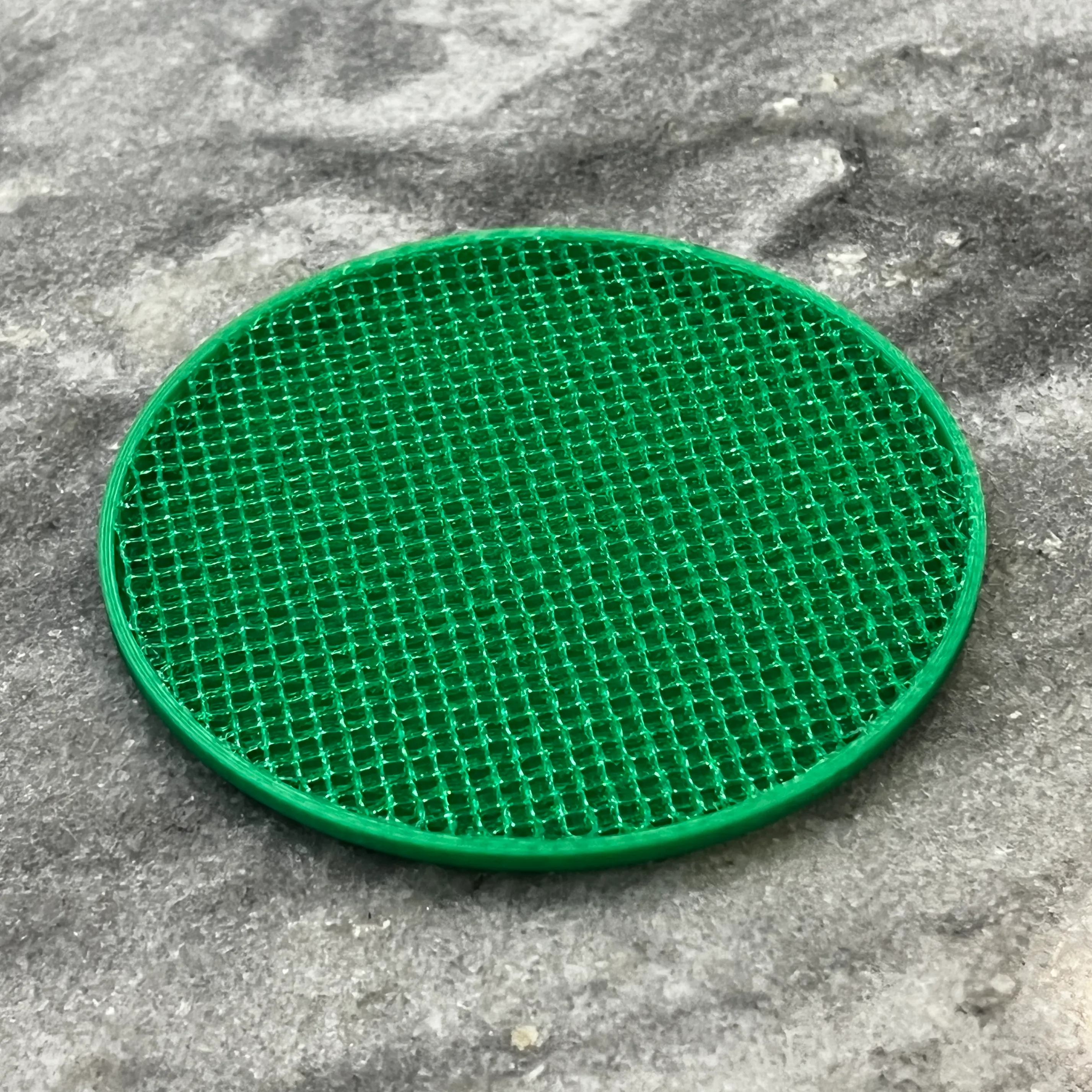 Unique Infill Coaster Set with Custom Holder