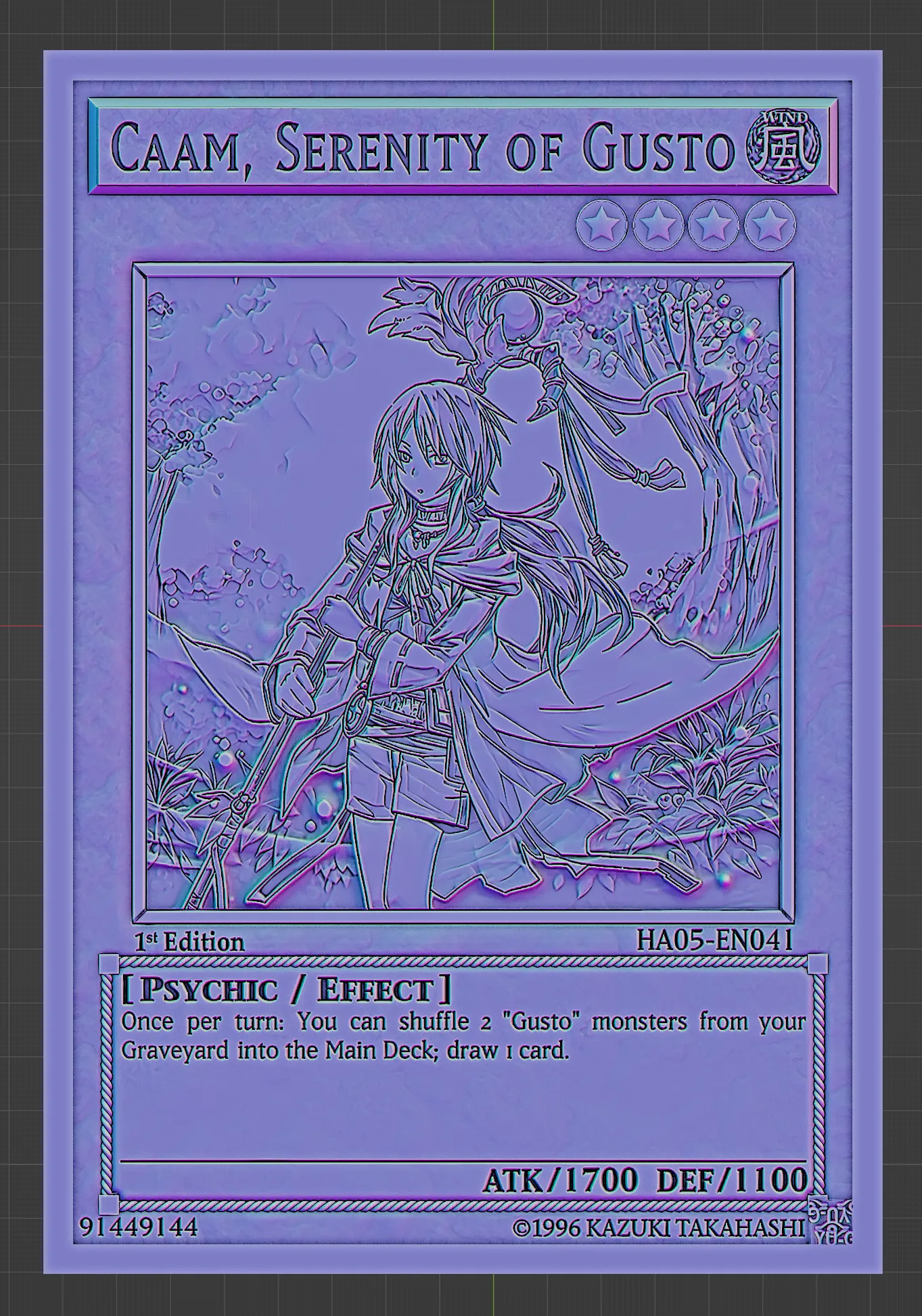 Caam, Serenity of Gusto - yu-gi-oh!