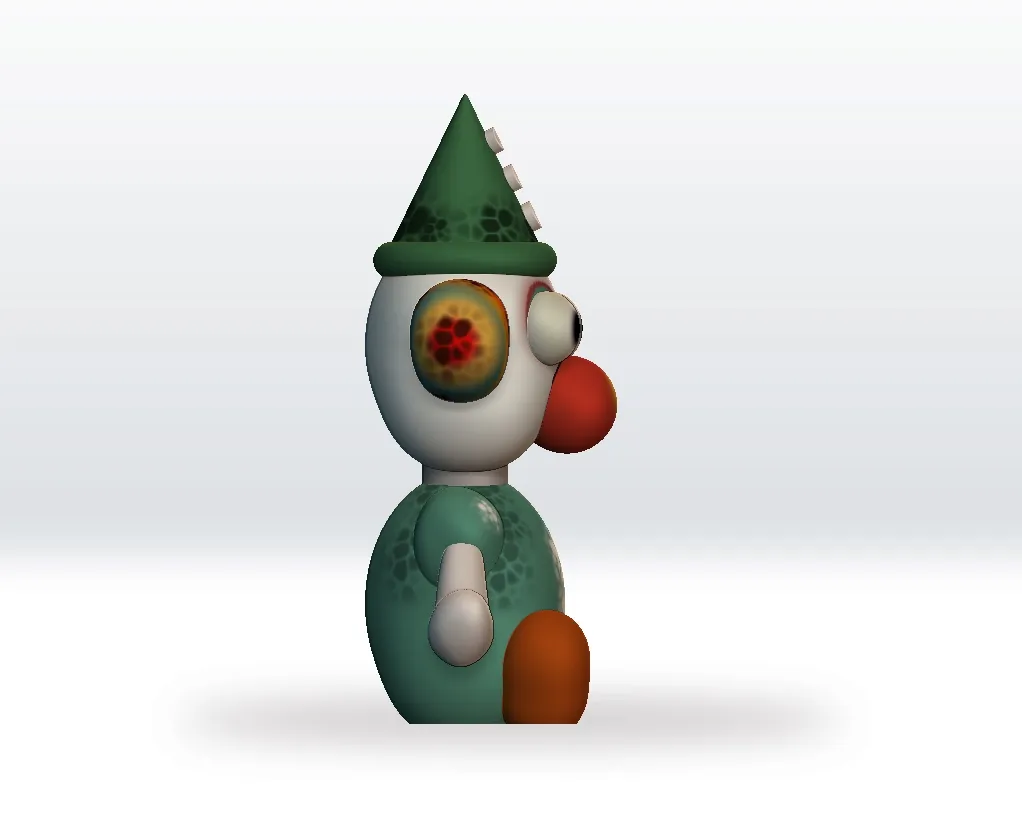 Repo Clown STL file 3D Model Character Fanart