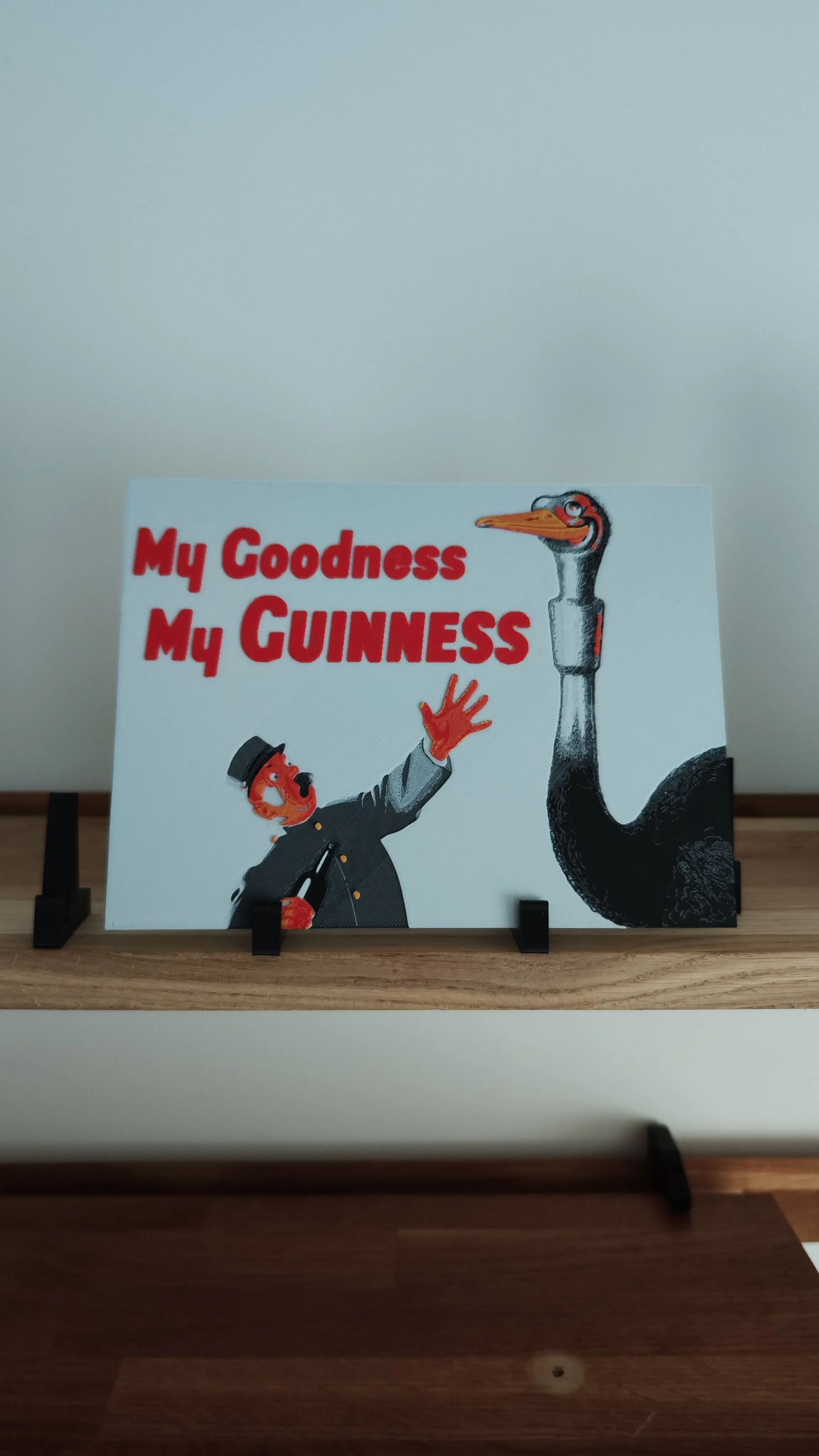 Vintage Guinness advertising poster 02 - Hueforge