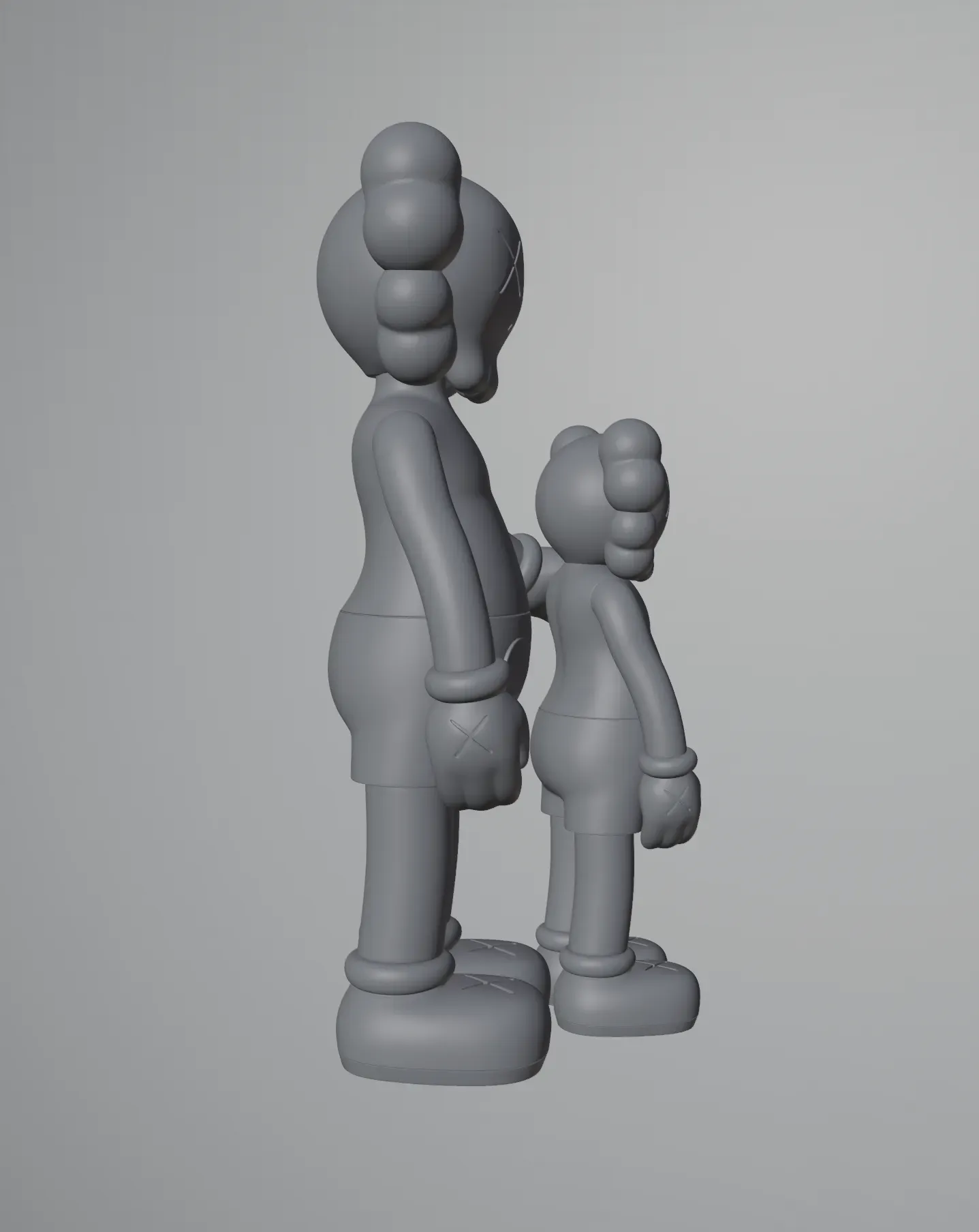 STL file Kaws Companion x Baby What Party 👶・Model to download