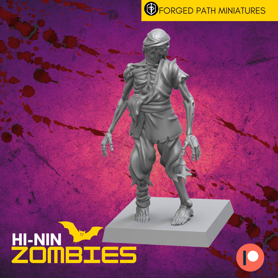 Hi-Nin Skeleton Zombies-6