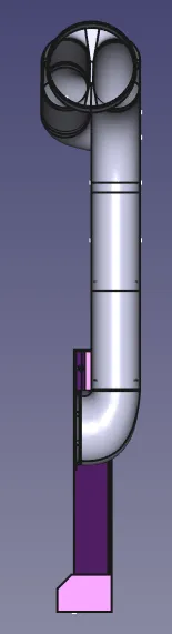 k2 plus, space-saving ventilation outlet to 100mm pipe vent