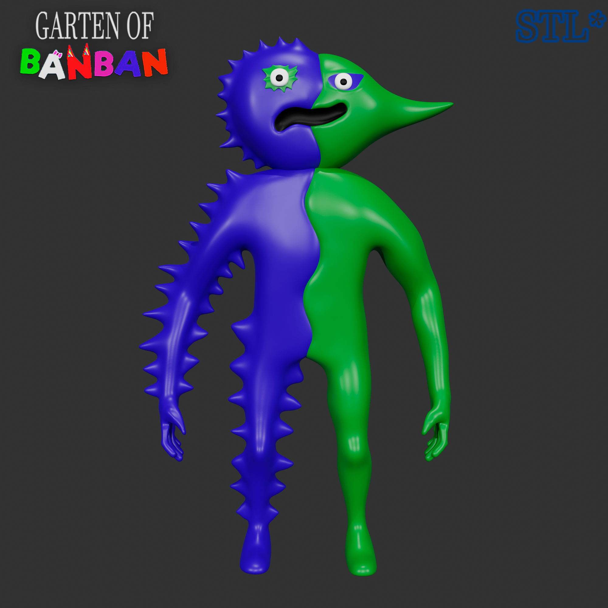 3D printer Monster the Jester from the game Garten of Banban 3