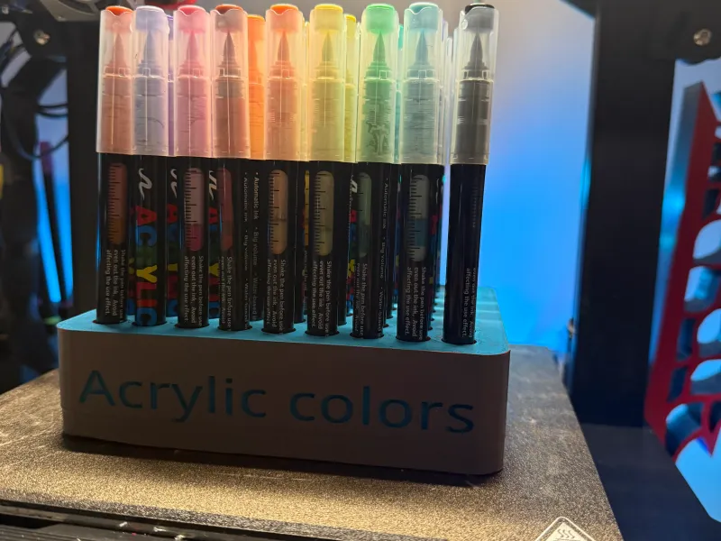 Soporte para 72 colores acrílicos (rotuladores)