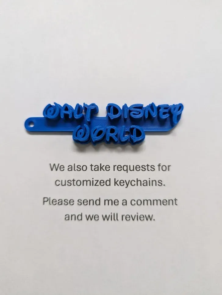 Walt Disney World Keychain