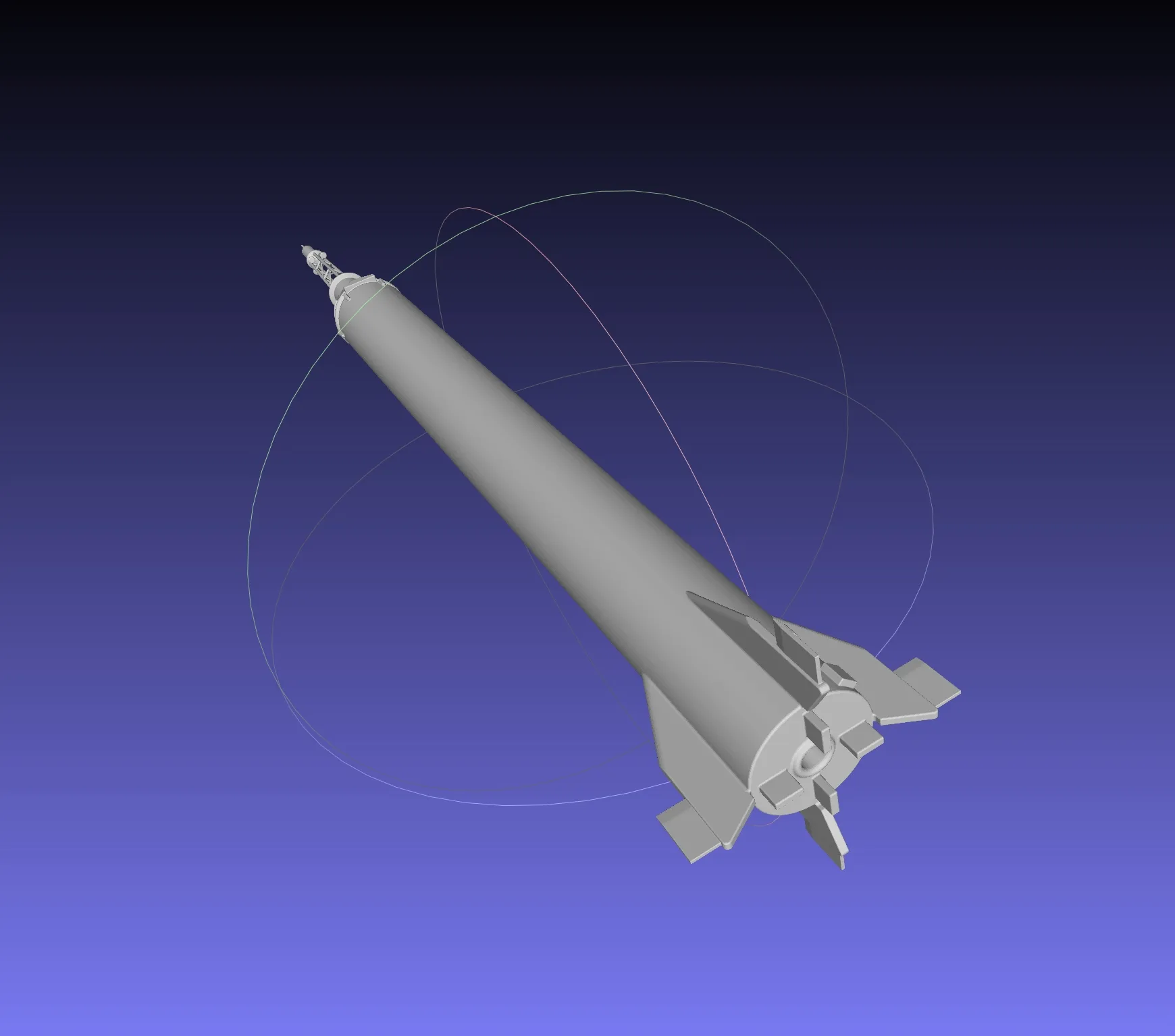 Vehicles &amp; Machinery STL Download - Mercury-Redstone Rocket Printable ...