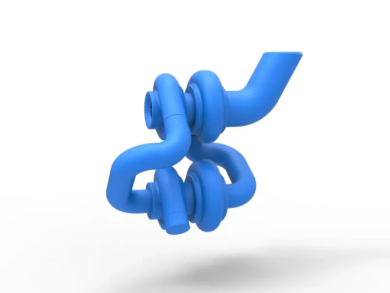Turbocharger Version 2 Scale 1:25