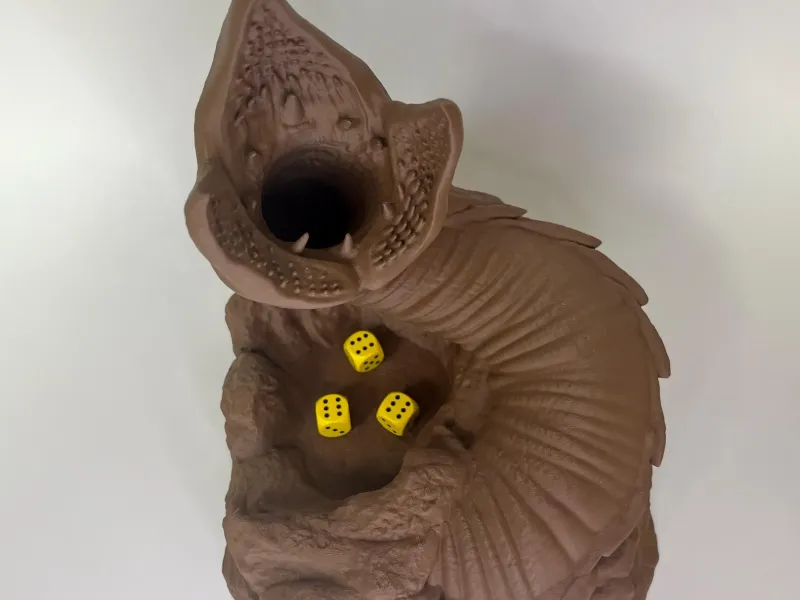 Sand Worm Dice Tower