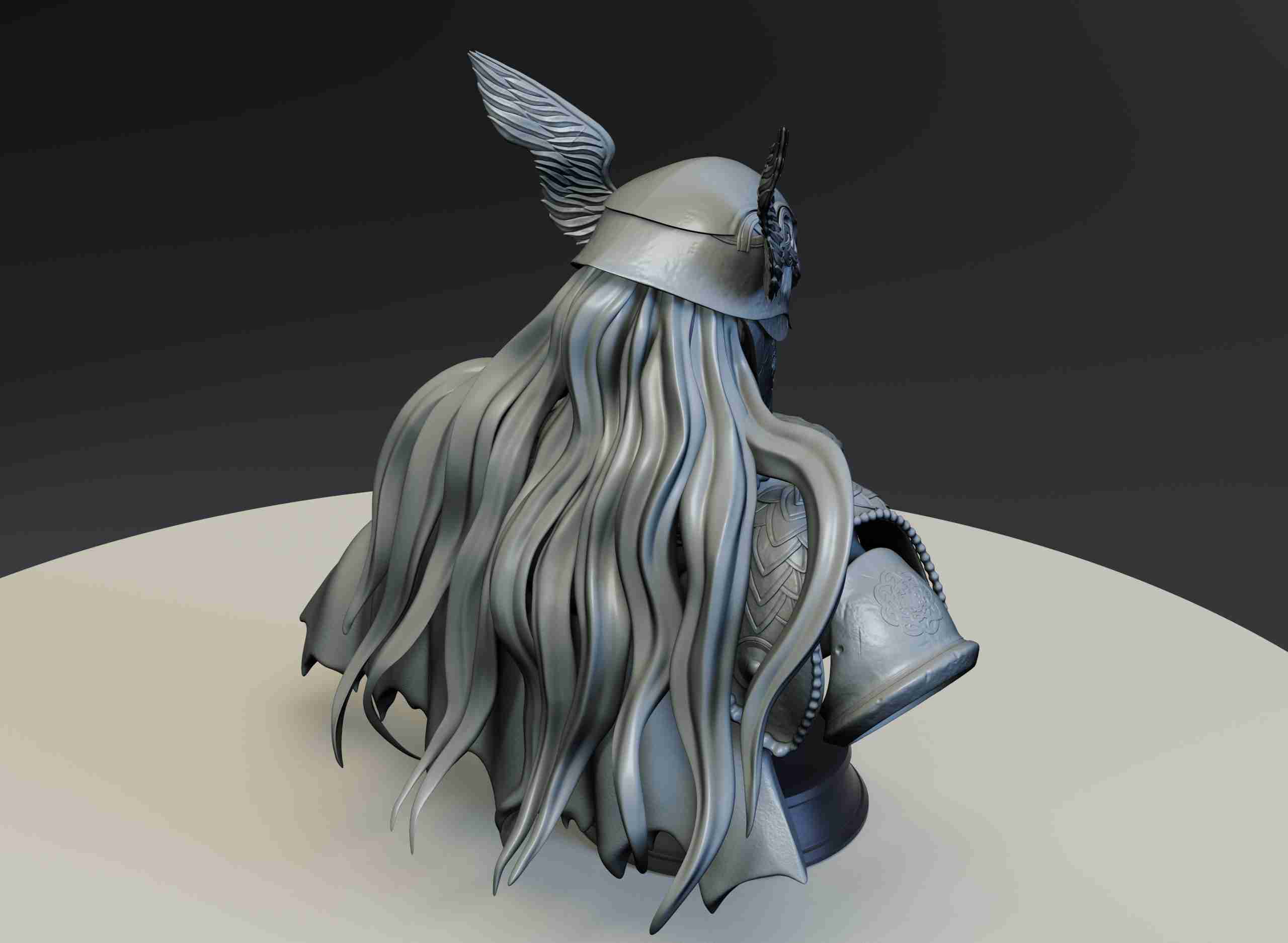 3D file Malenia Helmet From Elden Ring - Fan Art 3D print model