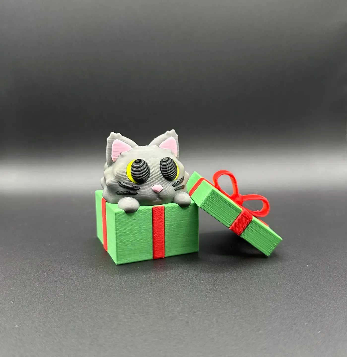 3D Printer Files | 3MF File | Gift Box Kitty | Creality Cloud