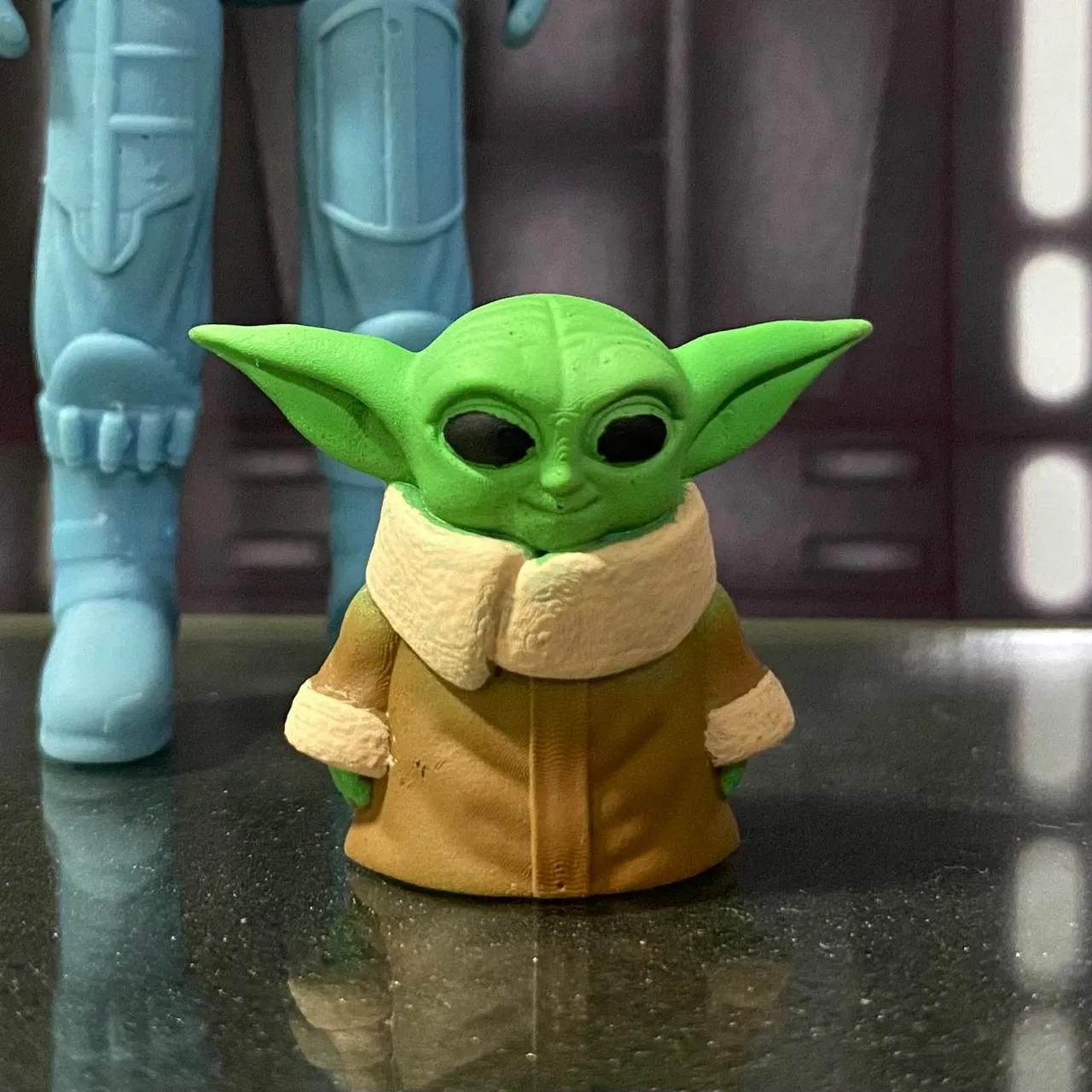 Din grogu baby yoda star wars vintage toy