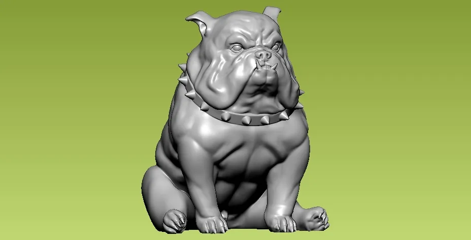 Pit Bull - 3D STL files can print Bully models or sculpt sta