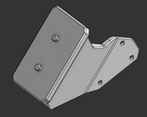 Compact Touchscreen Holder for Creality CR-10 SE – Space-Sav