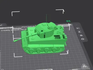 German Tank, Panzerkampfwagen VI «Tiger Ace» Sd.Kfz 181