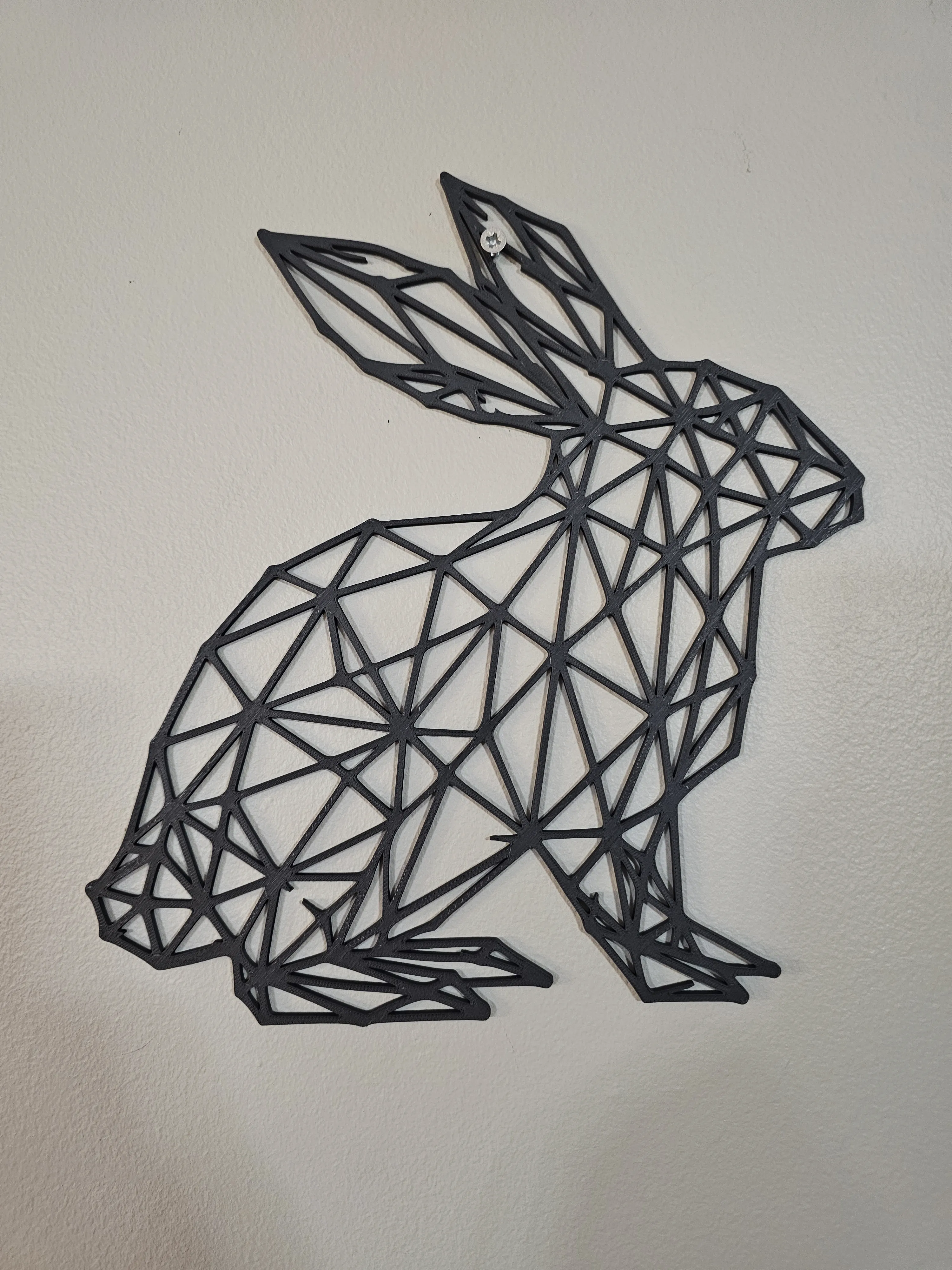 3D Printer Files | 3MF File | Rabbit - Geometric Wall Hanger | Creality ...