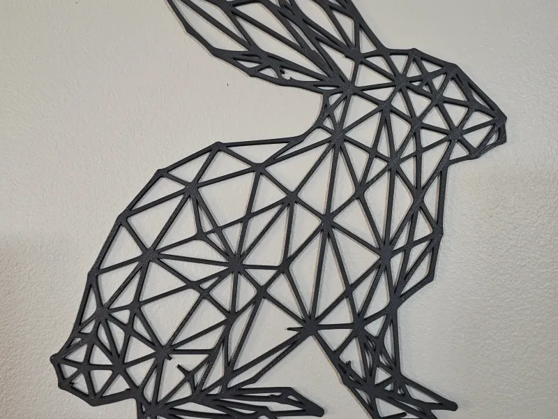 Rabbit - Geometric Wall Hanger