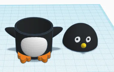 Penguin box/container.-1