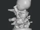 Mini Deadpool statue stl file 3d printing, 3d print file-2