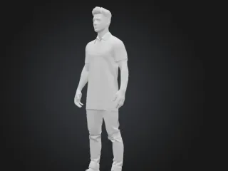 Man standing figure