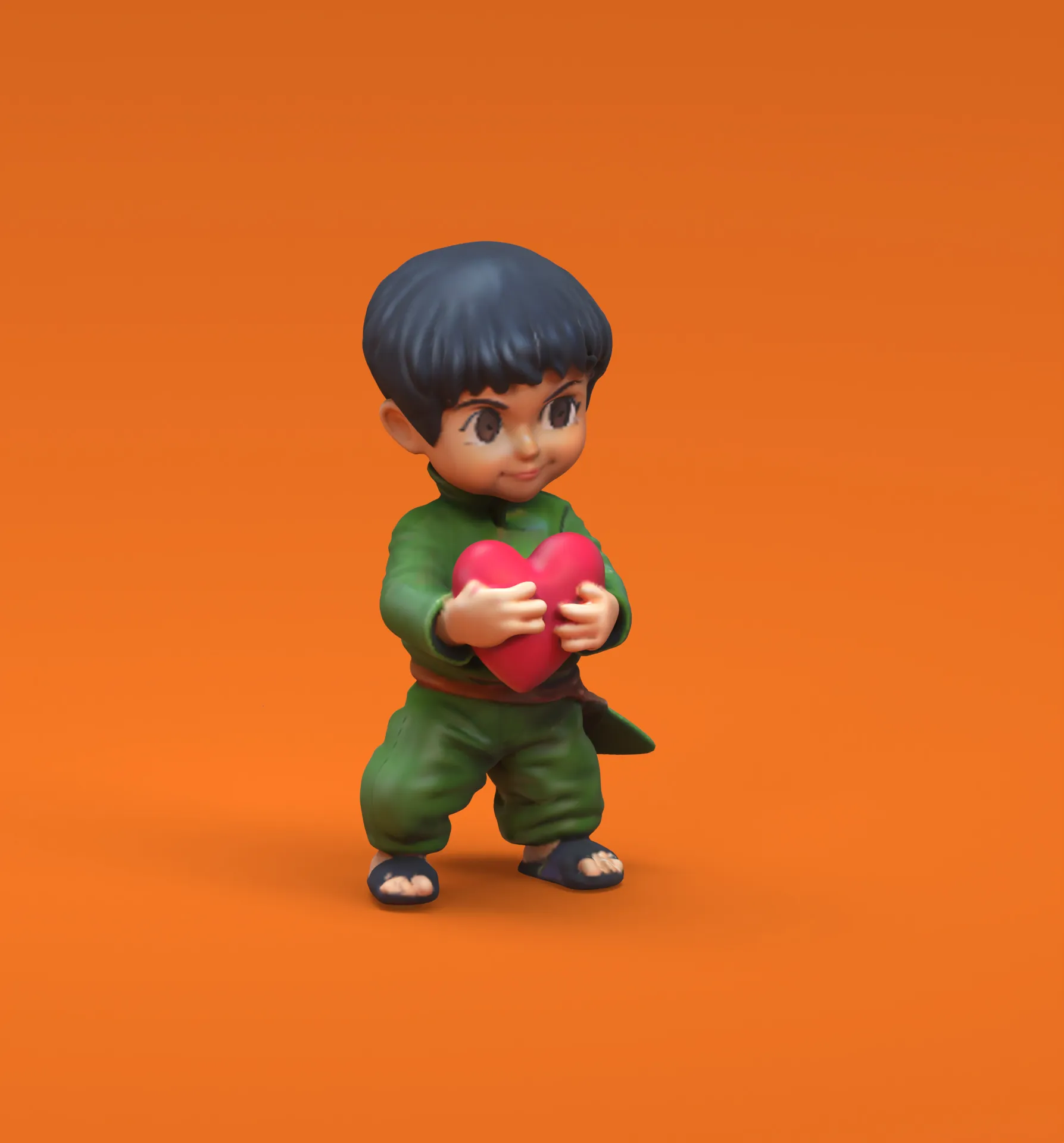 Rock Lee - naruto valentine Keychain