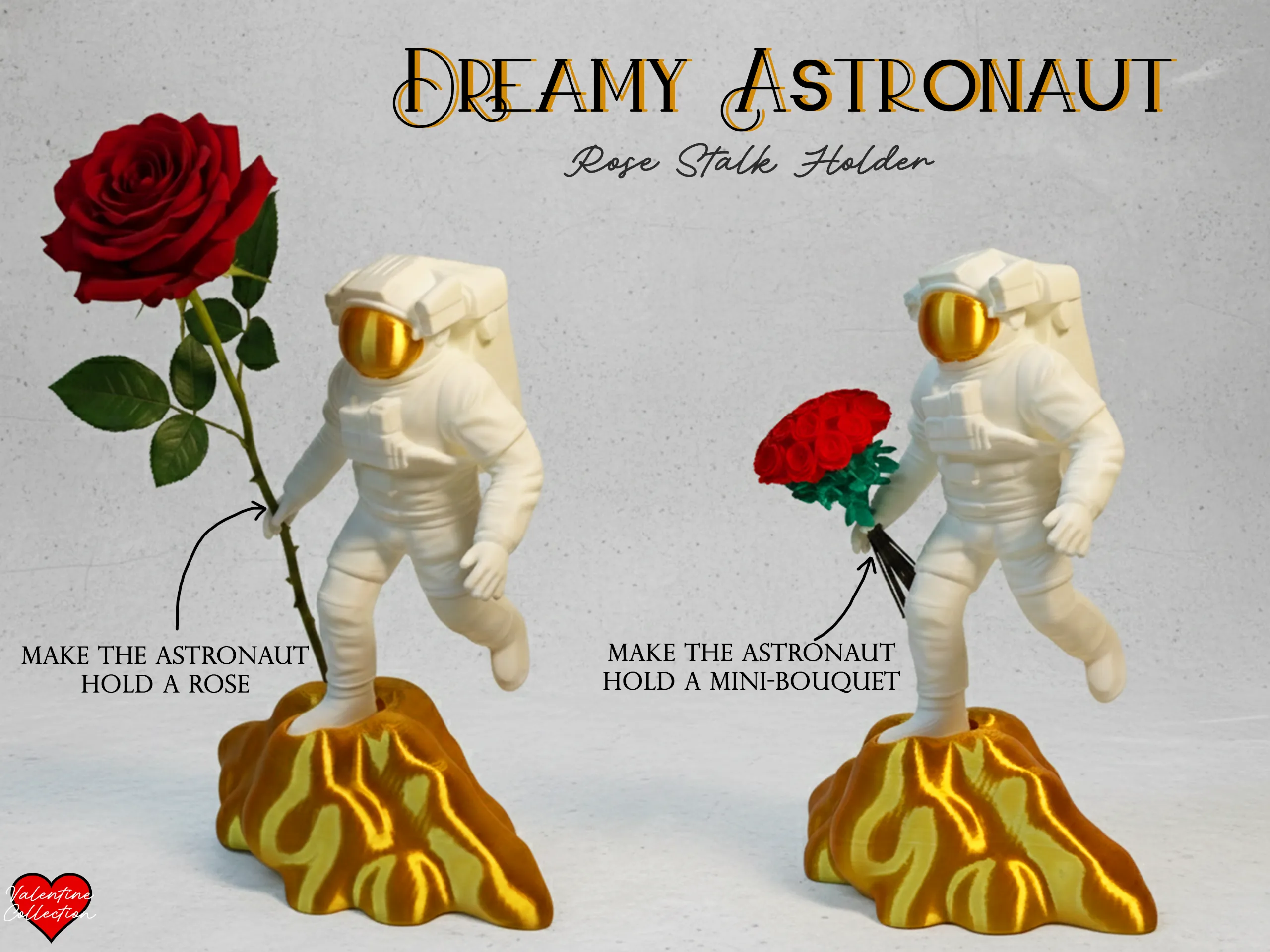 Dreamy Astronaut: Valentine Rose Holder-0