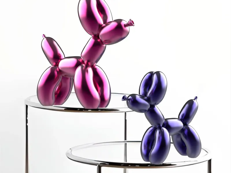 3D Balloon Dog Decor, Cute Modern Home Decor, Balloon Toy