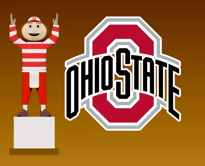 BRUTUS BUCKEYE - OHIO STATE ÜNİVERSİTESİ - MASKOT