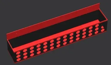 Caixa para Bastões de Cola (Bastões de Cola 11mm x 200mm) Suporte de Parede