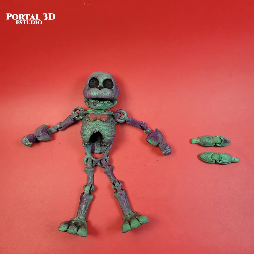 bonnie skeleton / PRINT-IN-PLACE WITHOUT SUPPORT