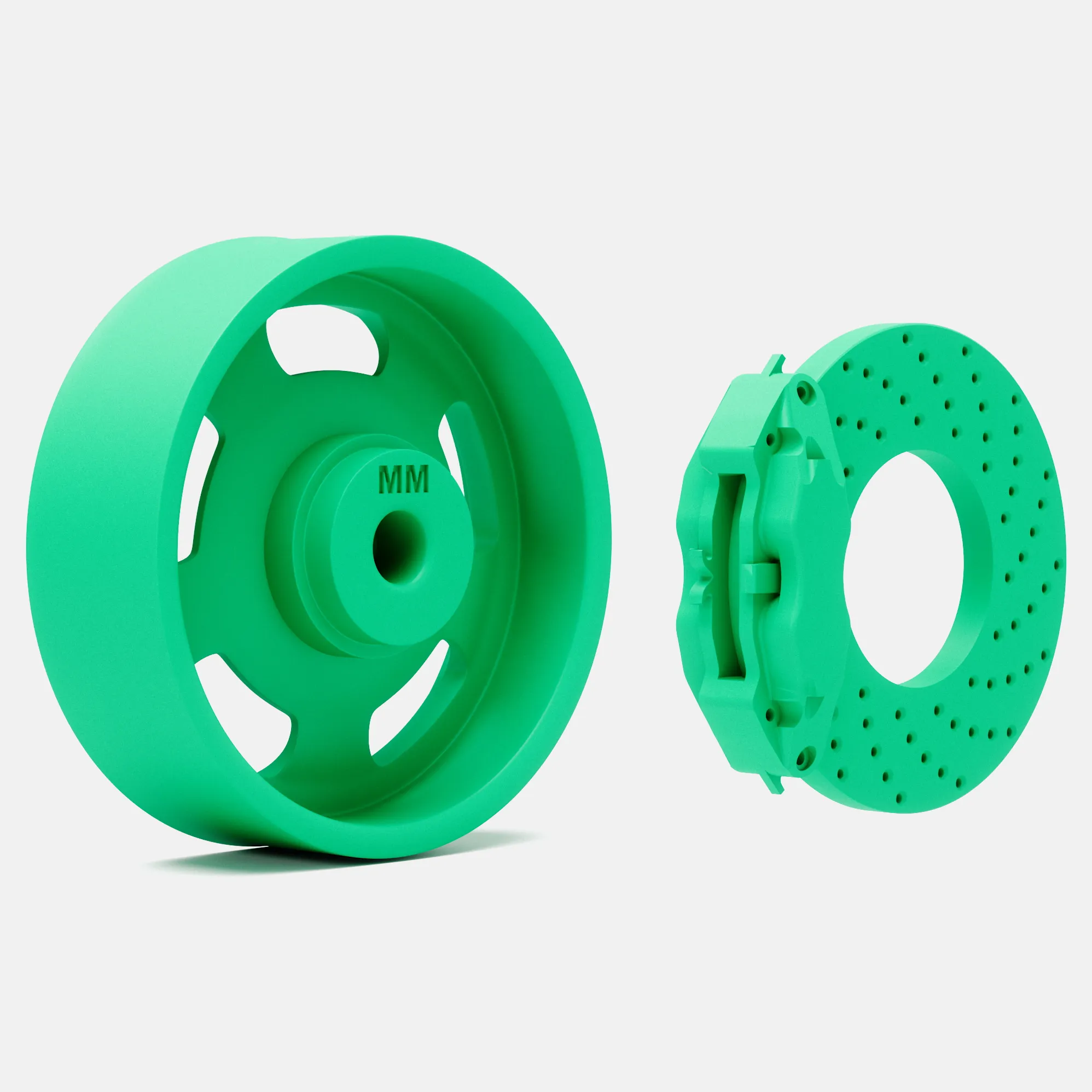 1/24 Scale, 15 Inch US Indy Mag Wheels, BFG Goodrich Tires