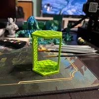 Hexagonal Paint Brush Stand-1