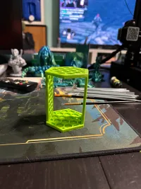 Hexagonal Paint Brush Stand-1