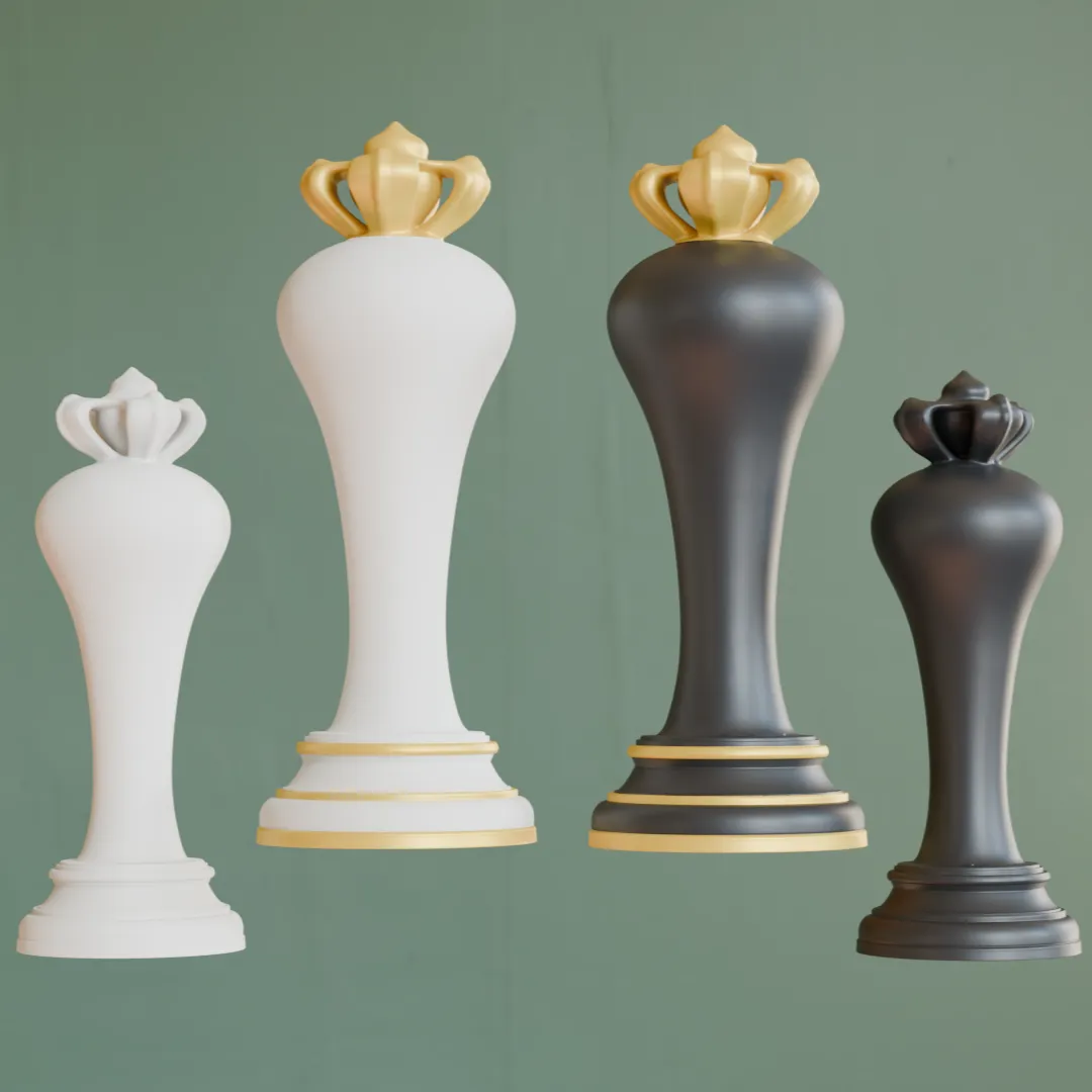 Elegant Chess Set  – Classic Luxury Staunton Style Pieces-3