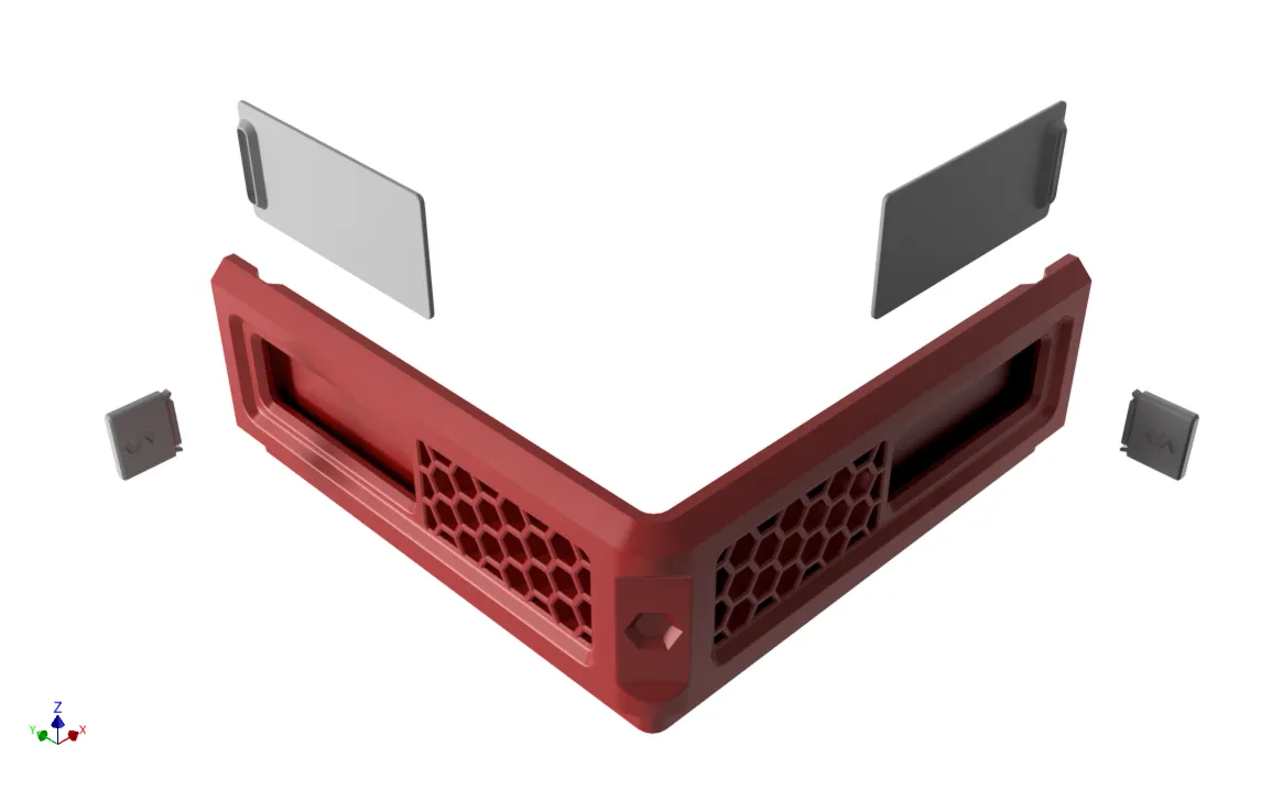 K1 & K1C RAISER / DECKEL / TOP COVER / UPGRADE (VERSION 1)