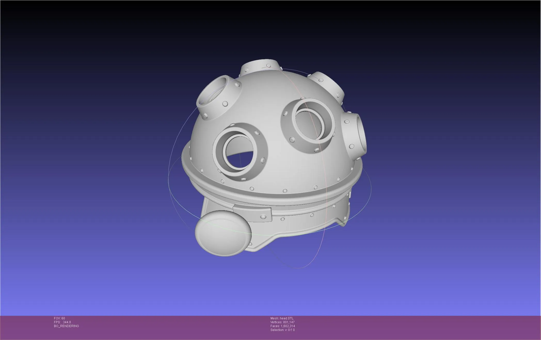 Ultrakill Gutterman Helmet