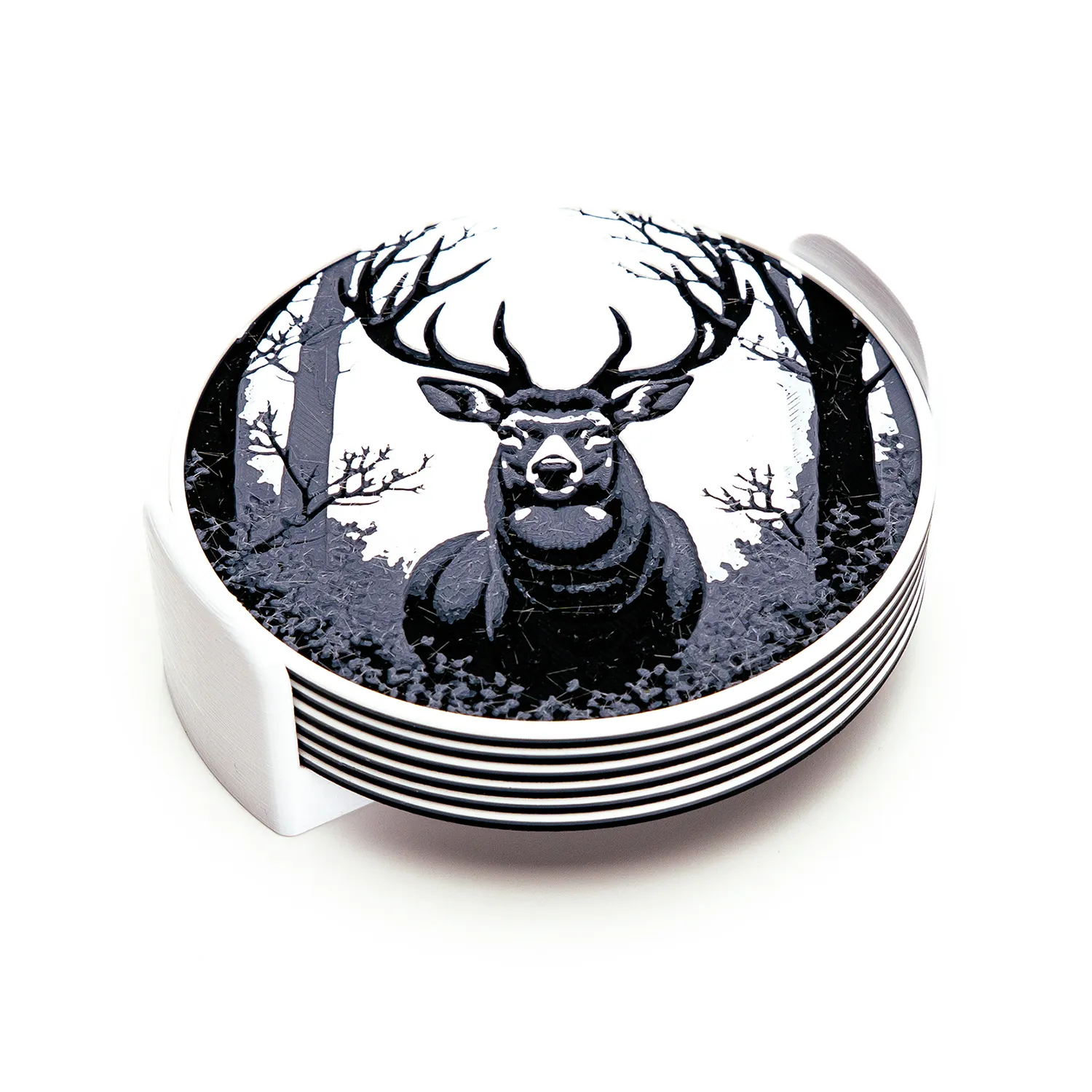 Midnight Forest Wildlife Coasters