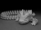 Print in Place Articulated Unicorn Dragon-3