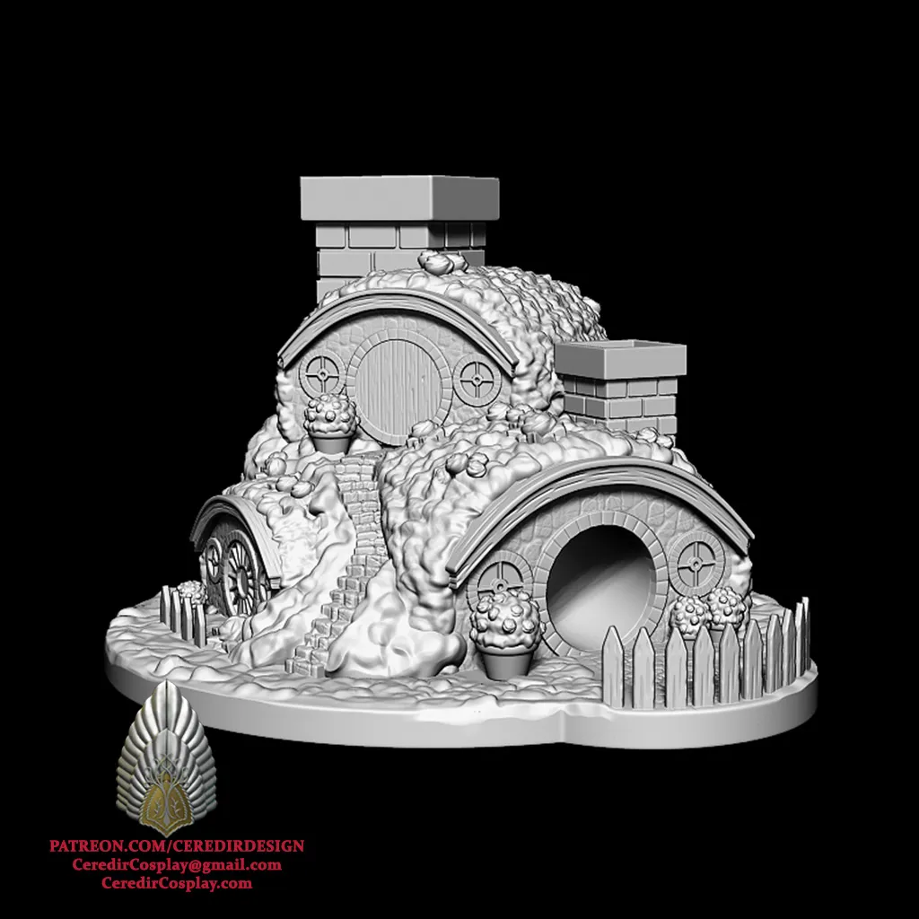 Bag End Dice Tower lord of the rings 3D DIGITAL DOWNLOAD