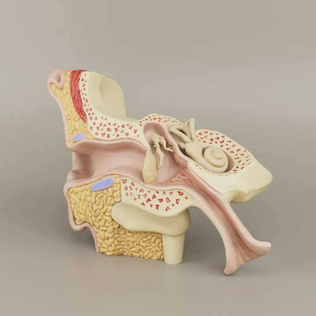 Anatomy of the Ear A Cross-Sectional 3D Print for Education